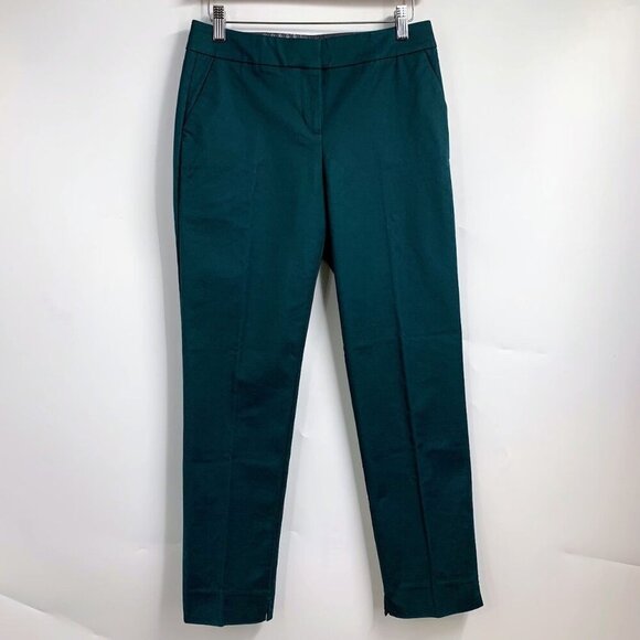 Boden Women’s Richmond Crop Cotton Tapered Trouser Pants Size 4P - Picture 1 of 13